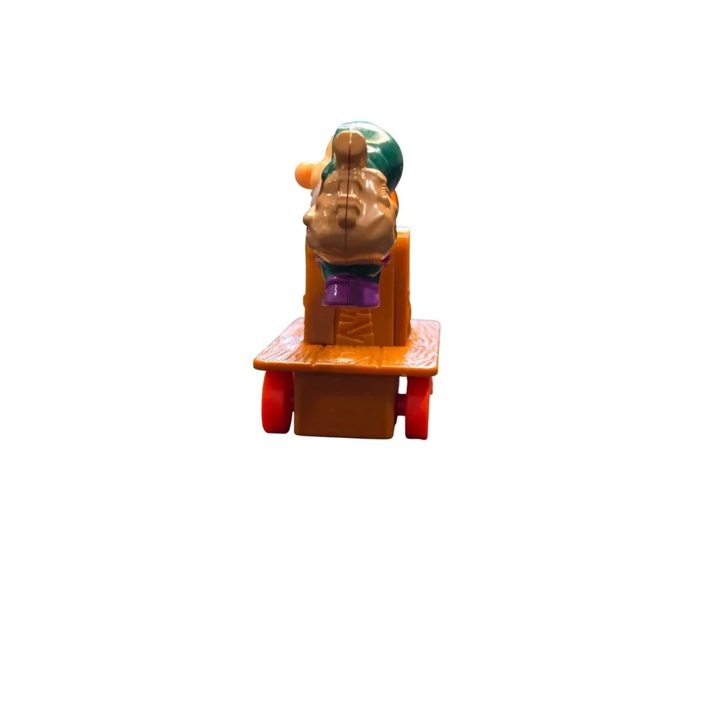 Disney Snow White Seven Dwarfs Happy Grumpy Seesaw Handcar Rolling Toy SN 6-1